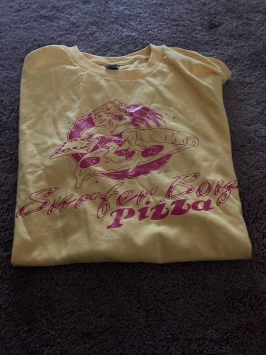 Gildan Other - Surfer boy pizza shirt